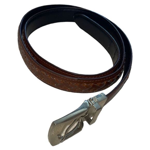 Vintage Leather Interchangeable Belt - Picture 1 of 15